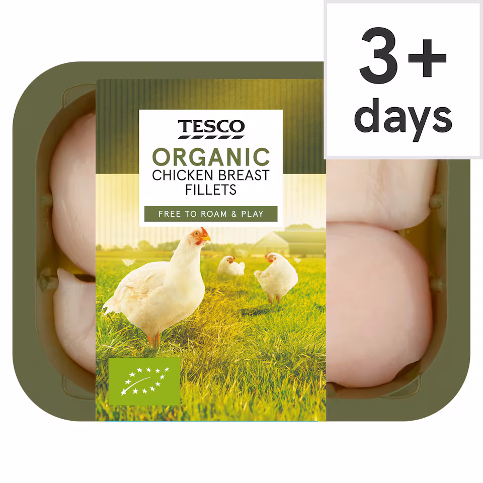 Tesco Organic 2 Chicken Fillets