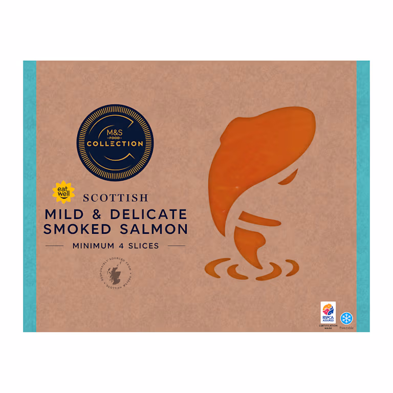 M&S Scottish Mild And Delicate Smoked Salmon