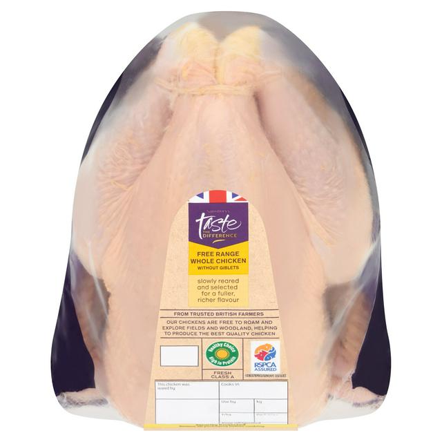 Sainsbury's (Approx. 1.7kg) British Free Range Whole Chicken, Taste the Difference