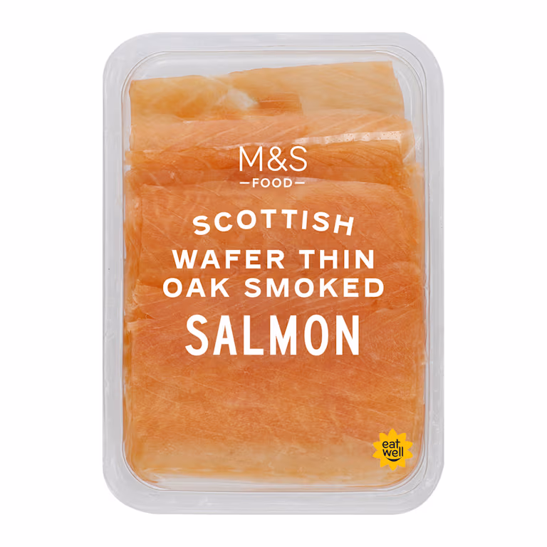 M&S Scottish Lochmuir Wafer Thin Oak Smoked Salmon