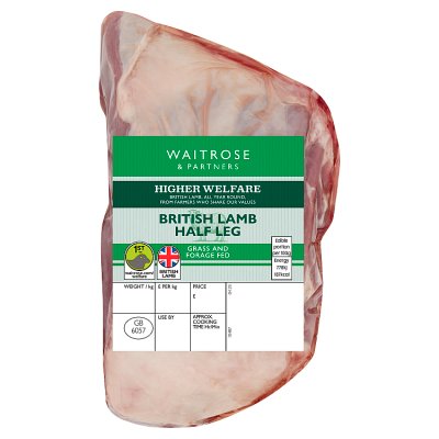 Waitrose British Lamb Half Leg