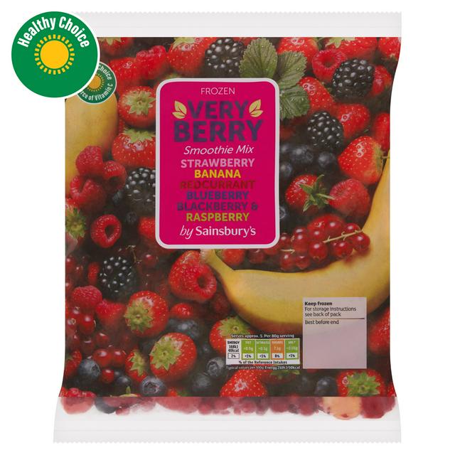 Sainsbury's Frozen Very Berry Smoothie Mix 450g