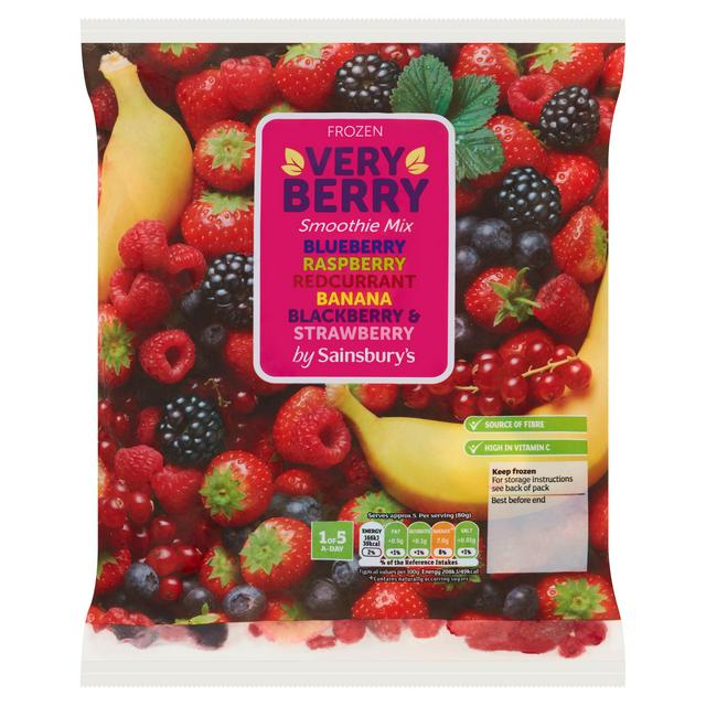 Sainsbury's Frozen Very Berry Smoothie Mix 450g