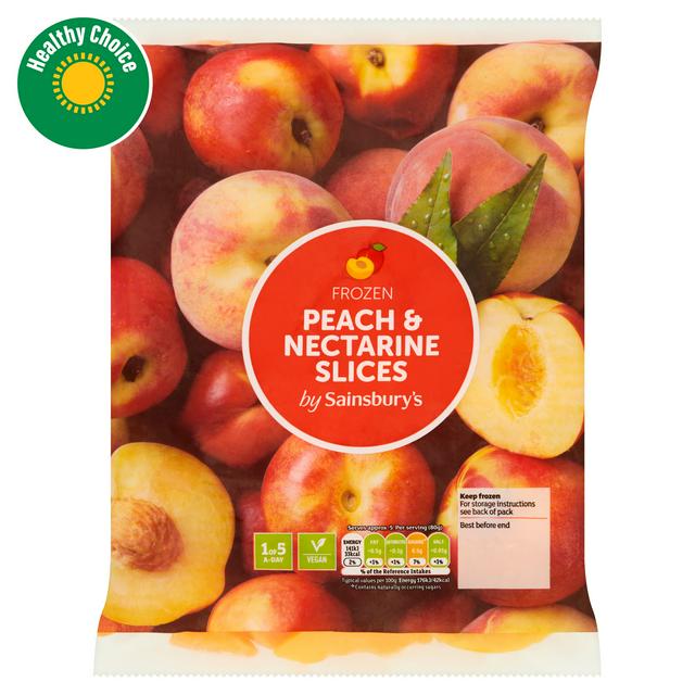 Sainsbury's Frozen Peach & Nectarine Slices 450g