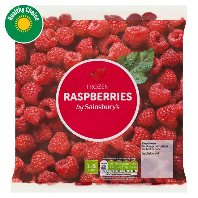 Sainsbury's Frozen Raspberries 350g