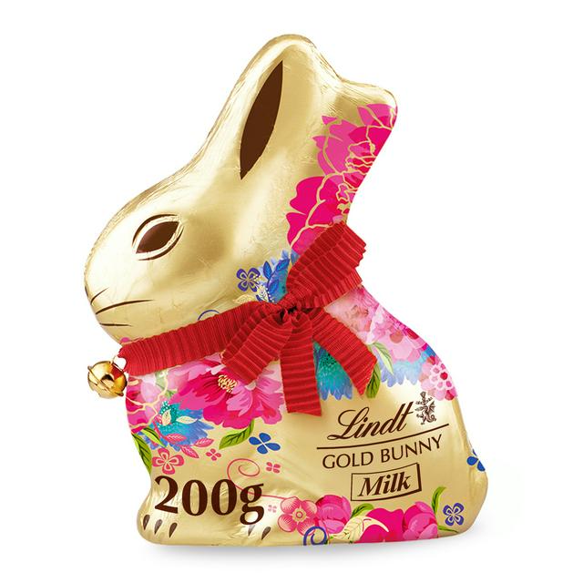 Lindt Gold Bunny 200g Easter Flowers Milk Chocolate