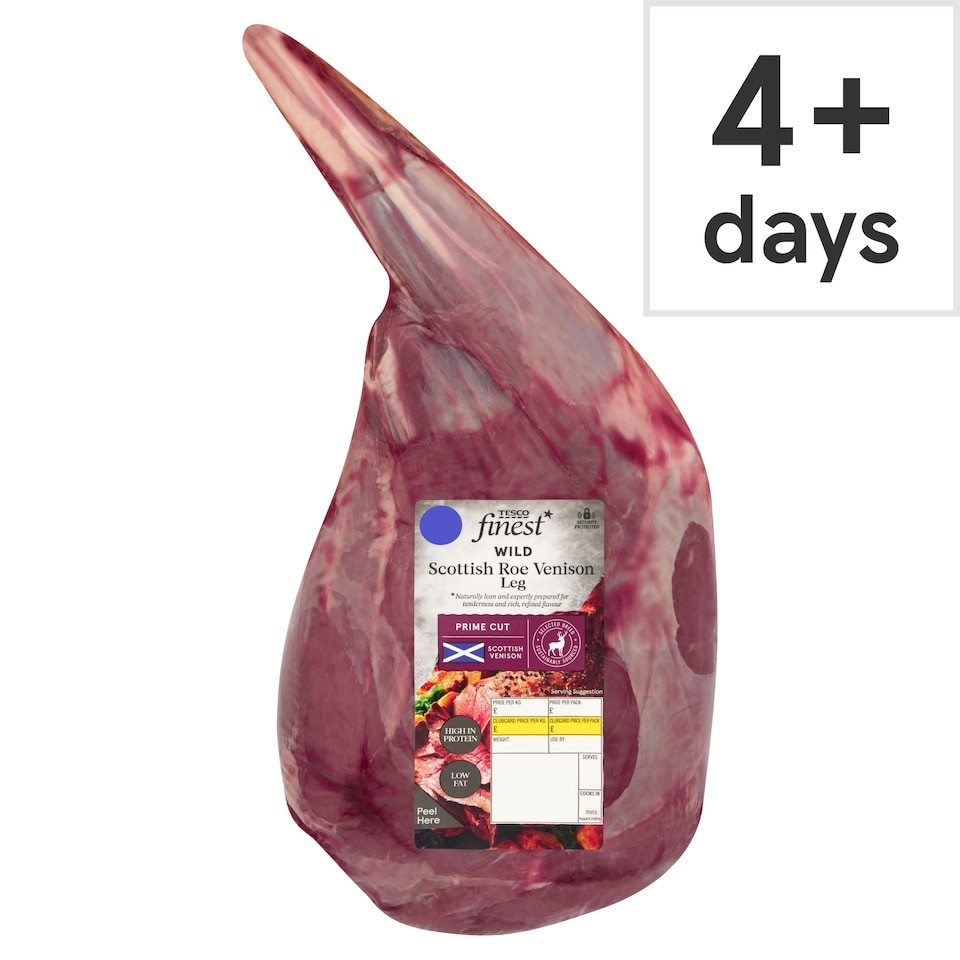 Tesco Finest Wild Scottish Roe Venison Leg 1.3kg - 2.2kg