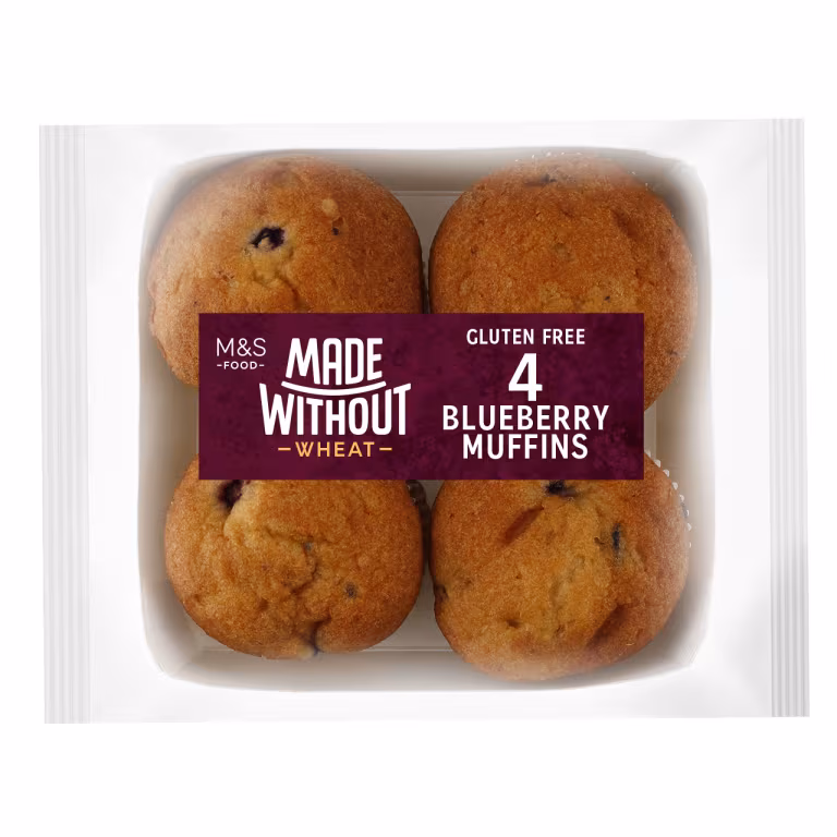 M&S Made Without Wheat Blueberry Muffins
