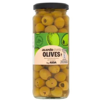 ASDA Jalapeño Stuffed Olives 340g