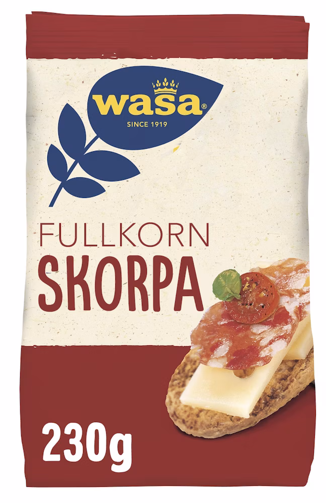Fullkorn Skorper uten sukker 300 g
