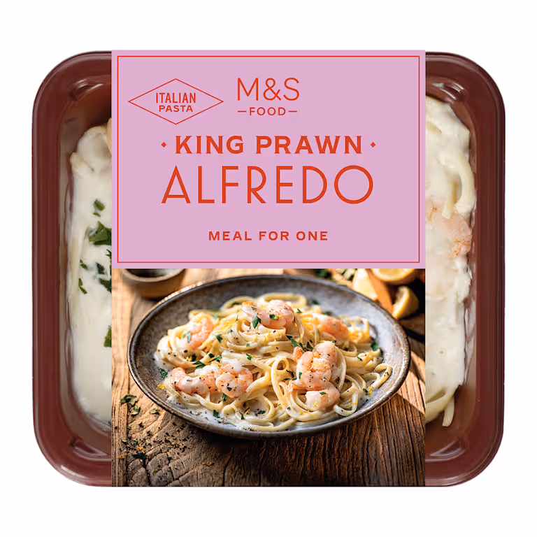 M&S King Prawn Alfredo