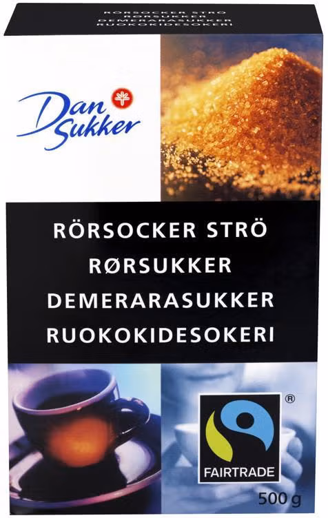 Rørsukker strø Demerarasukker, 500 g
