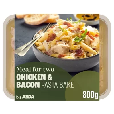 ASDA Meal for Two Chicken & Bacon Pasta Bake 800g