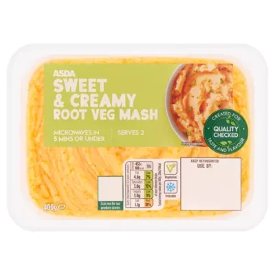 ASDA Sweet & Creamy Root Veg Mash 400g