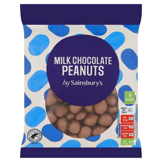 Sainsbury's Milk Chocolate Peanuts 180g