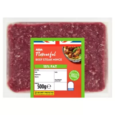 ASDA Flavourful Beef Steak Mince 500g