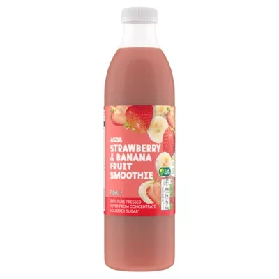 ASDA Strawberry & Banana Fruit Smoothie 750ml