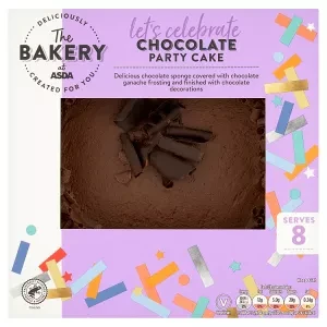 ASDA The Bakery Chocolate Party Cake