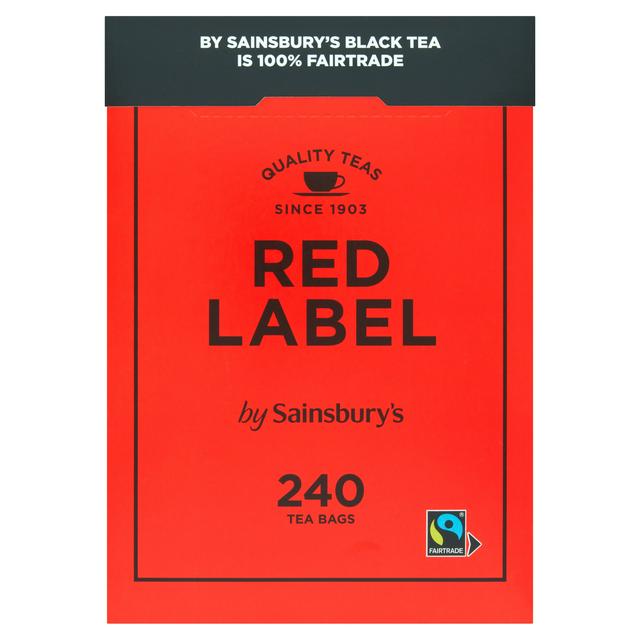 Sainsbury's Red Label Fairtrade Tea Bags x240 750g