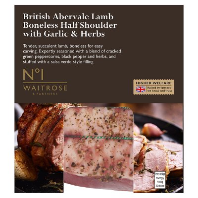 No.1 Lamb Boneless Half Shoulder with Garlic & Herbs