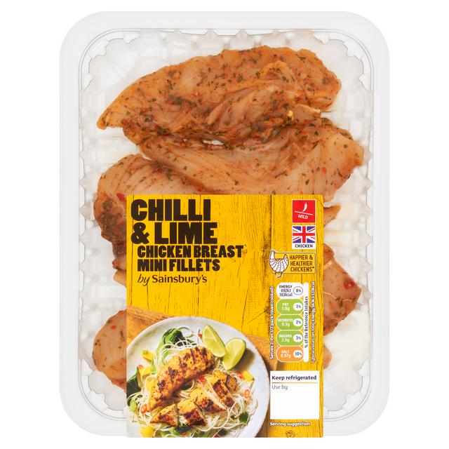 Sainsbury's Chilli & Lime British Chicken Breast Mini Fillets 320g