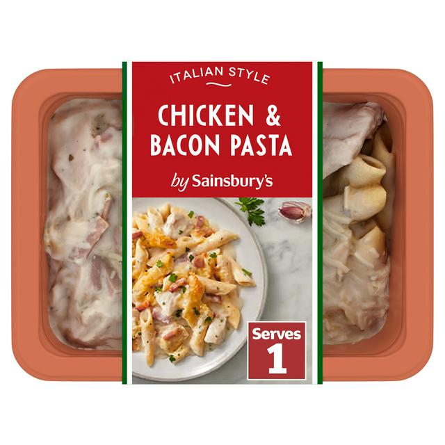Sainsbury's Chicken & Bacon Pasta Ready Meal For 1 400g