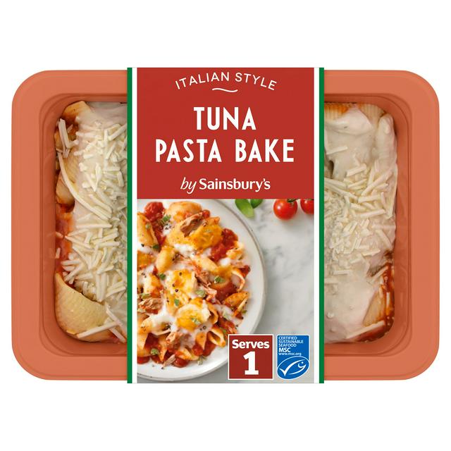 Sainsbury's Tuna Pasta Bake Melt Ready Meal For 1 400g