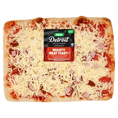 ASDA Mighty Meat Feast Detroit Style Pizza