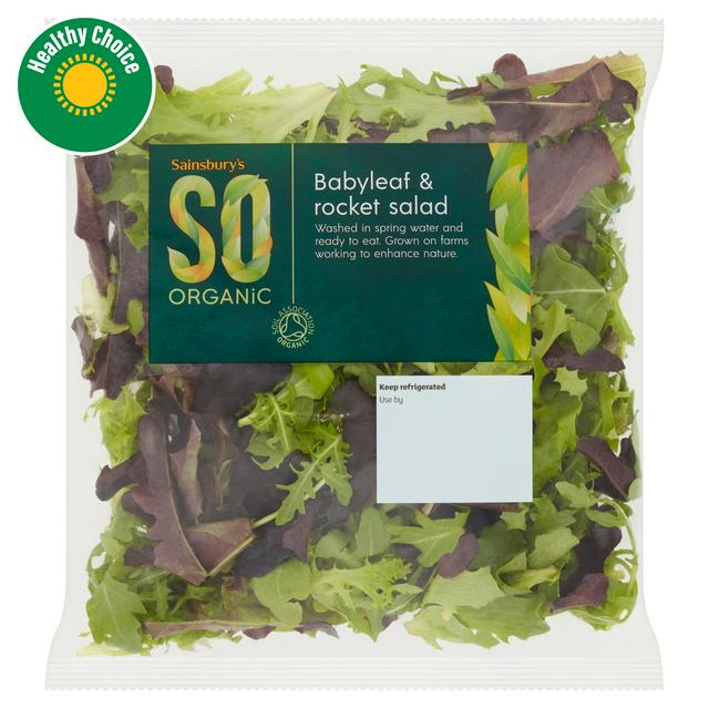 Sainsbury's Rocket Salad, SO Organic 60g