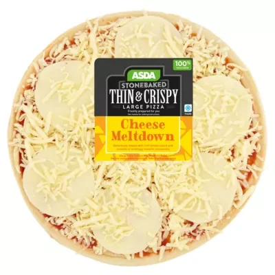 ASDA Cheese Meltdown Large Thin Stonebaked Pizza