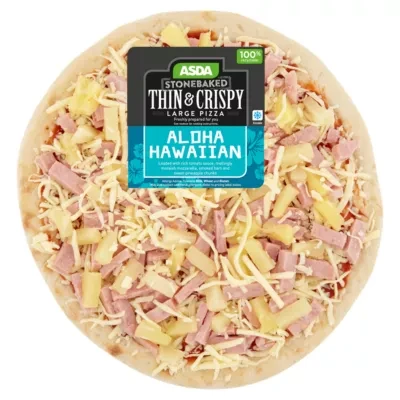 ASDA Aloha Hawaiian Large Thin Stonebaked Pizza