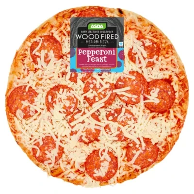 ASDA Pepperoni Feast Medium Woodfired Pizza