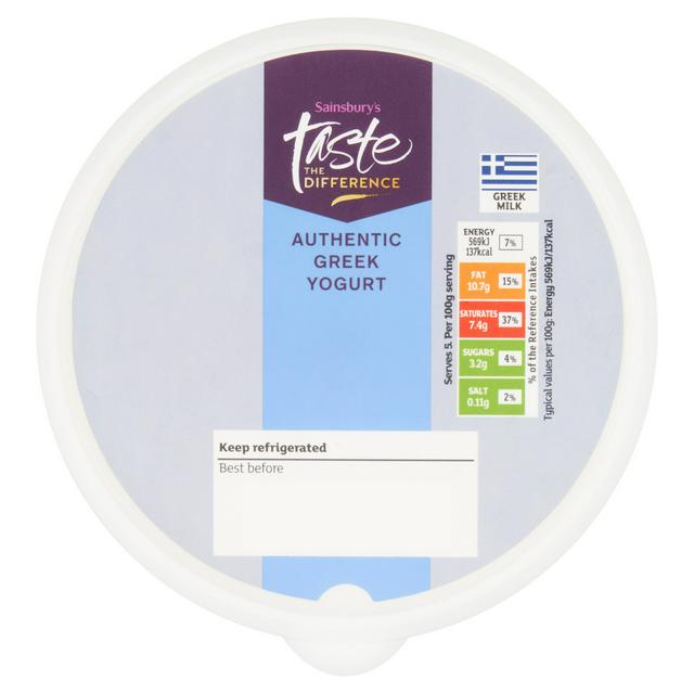 Sainsbury's Authentic Greek Yogurt, Taste the Difference 500g