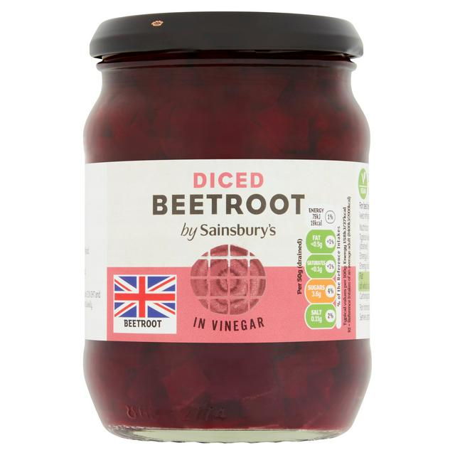Sainsbury's Diced Pickled Beetroot in Vinegar 340g (221g*)
