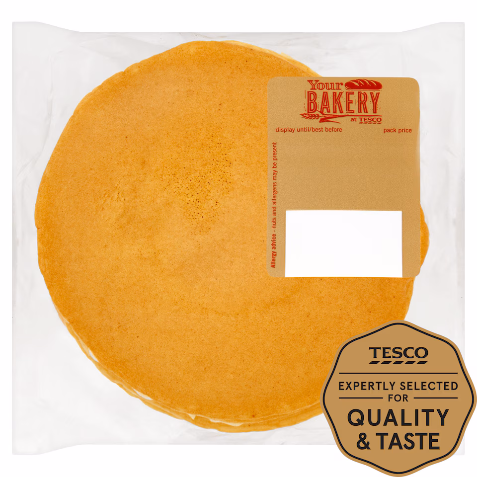 Tesco American Style Large Pancakes 6 Pack