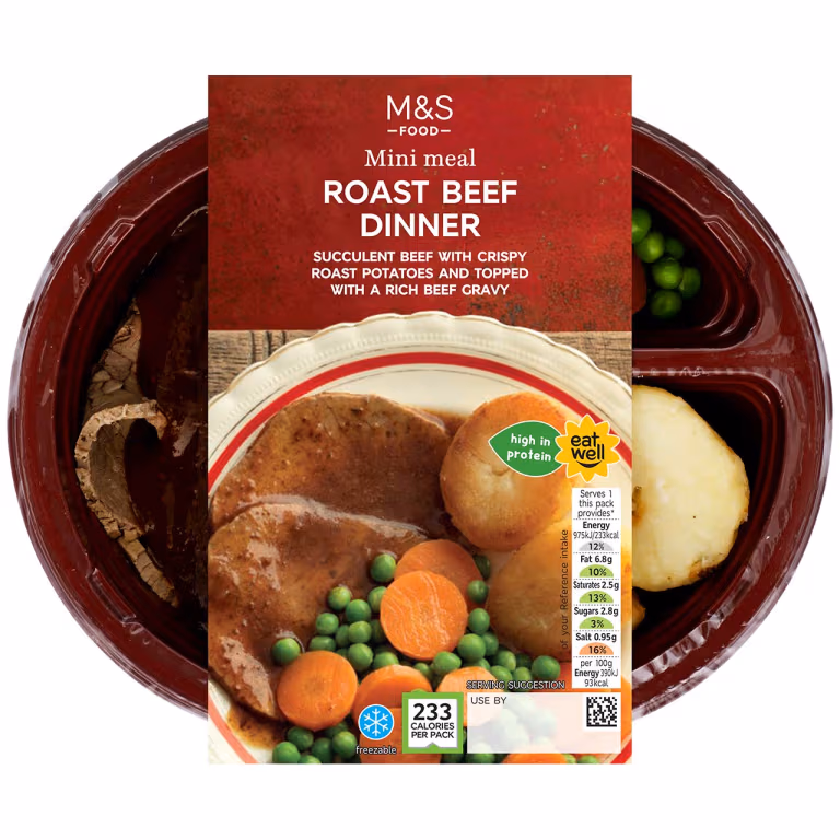 M&S Roast Beef Dinner