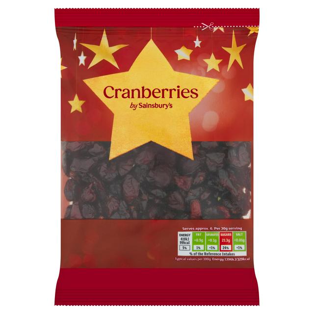 Sainsbury's Christmas Cranberries 200g
