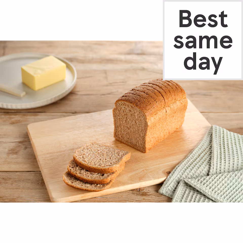 Tesco Hi Fibre Wholemeal Loaf 400G Sliced
