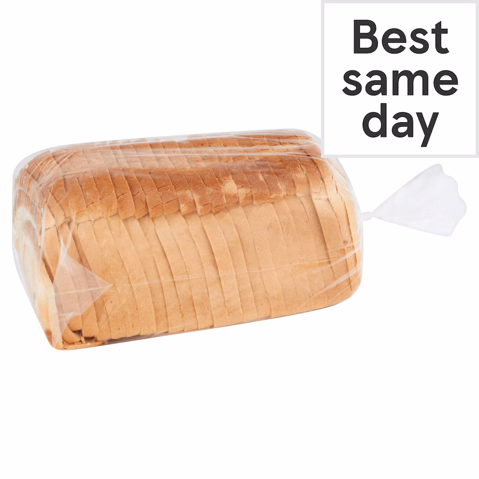 Tesco Crusty White Split Tin Sliced Bread 800G