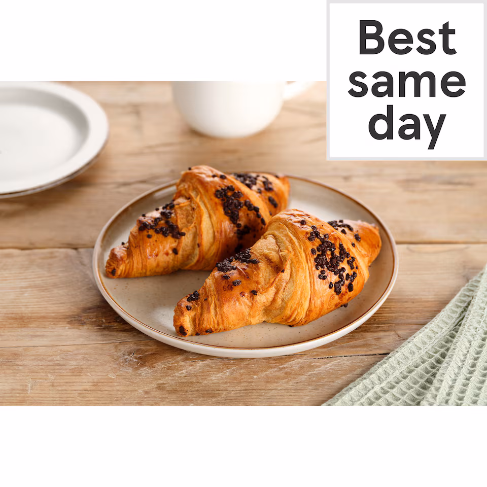 Tesco All Butter Chocolate Croissant 2 Pack