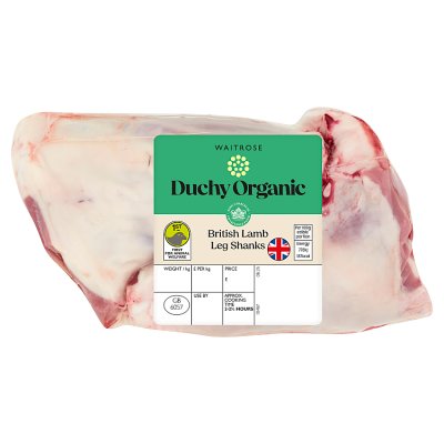Duchy Organic British Lamb Leg Shanks