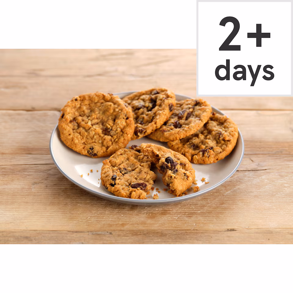 Tesco Oat And Raisin Cookies 5 Pack