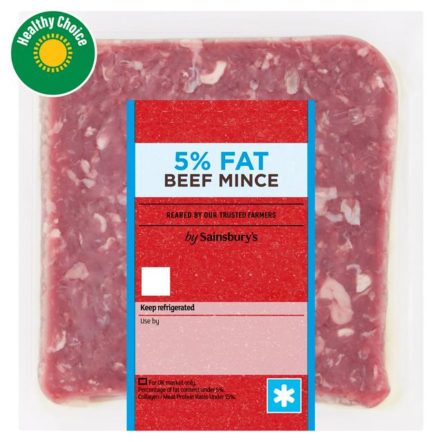 Sainsbury's British or Irish 5% Fat Beef Mince 250g