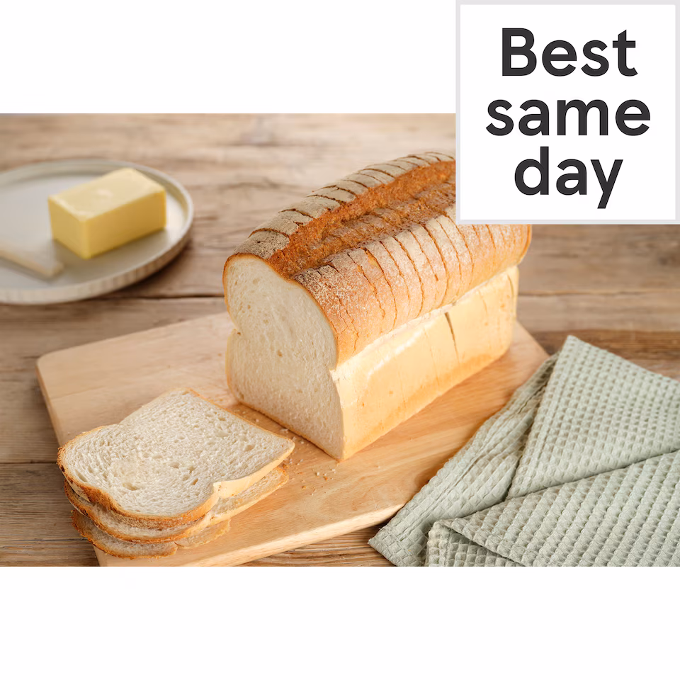 Tesco Crusty White Farmhouse Sliced Bread 800G