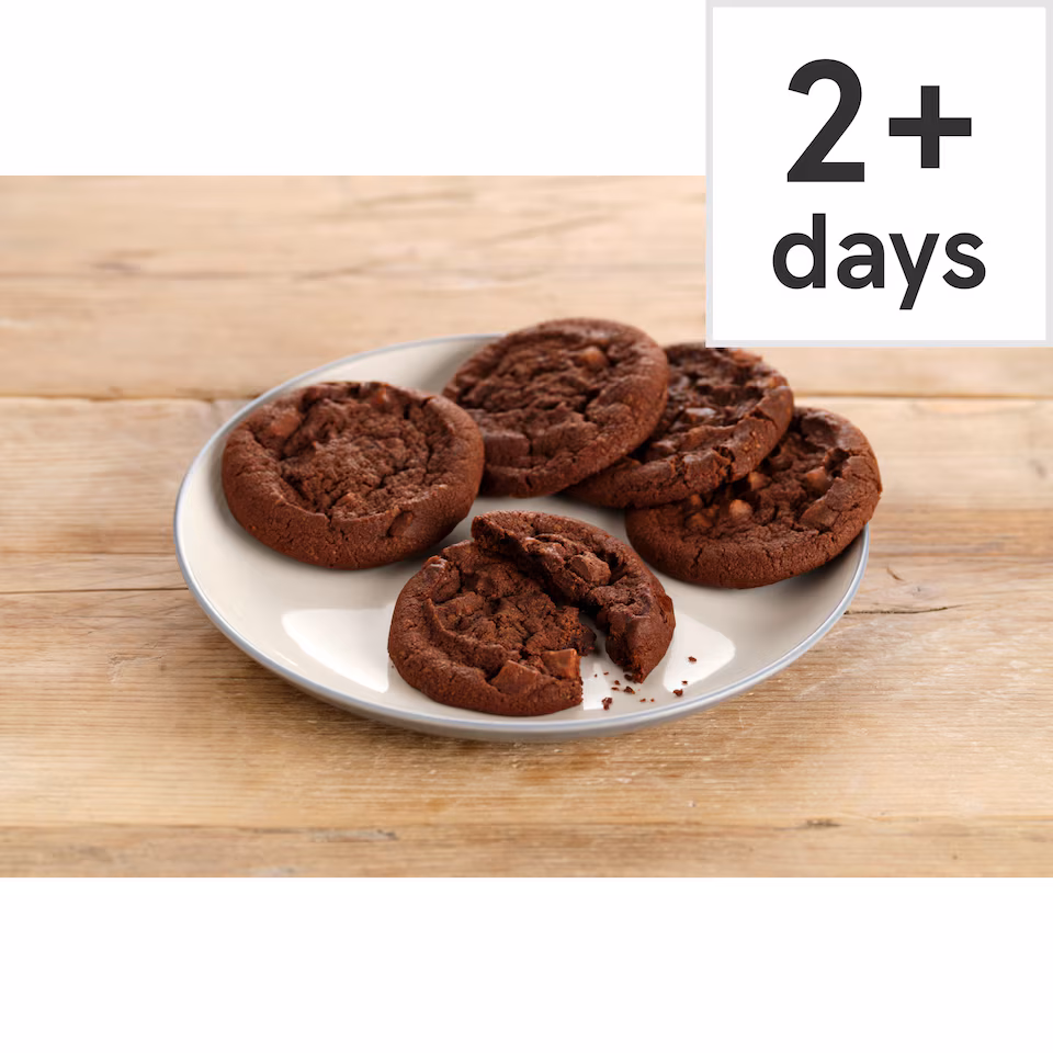 Tesco Double Chocolate Cookies 5 Pack
