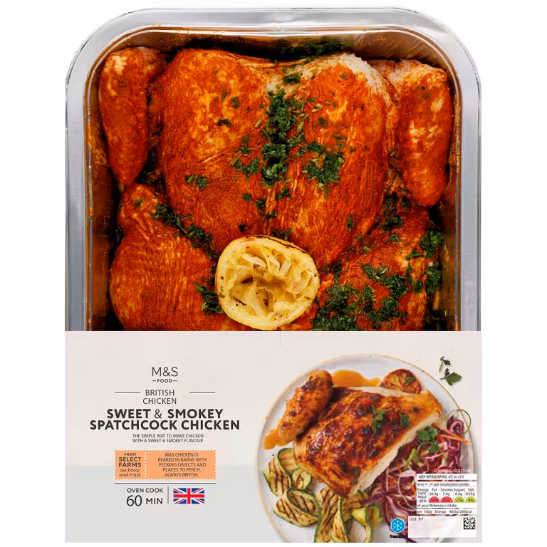 M&S Sweet & Smoky Spatchcock Chicken