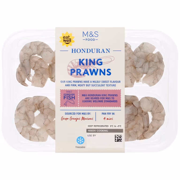 M&S Honduran King Prawns