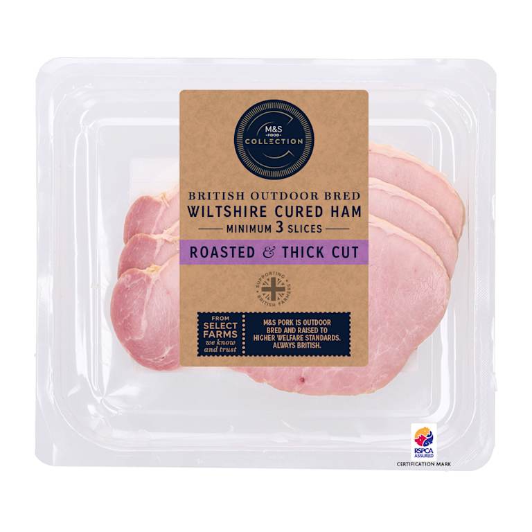 M&S Thick Cut Wiltshire Cured Roast Ham