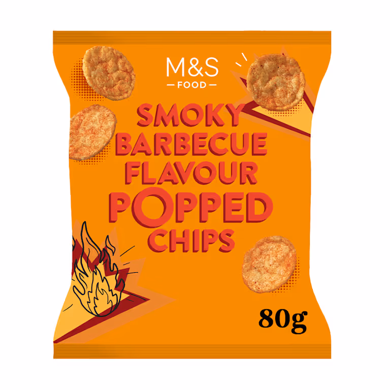M&S Smoky Barbecue Flavour Popped Chips