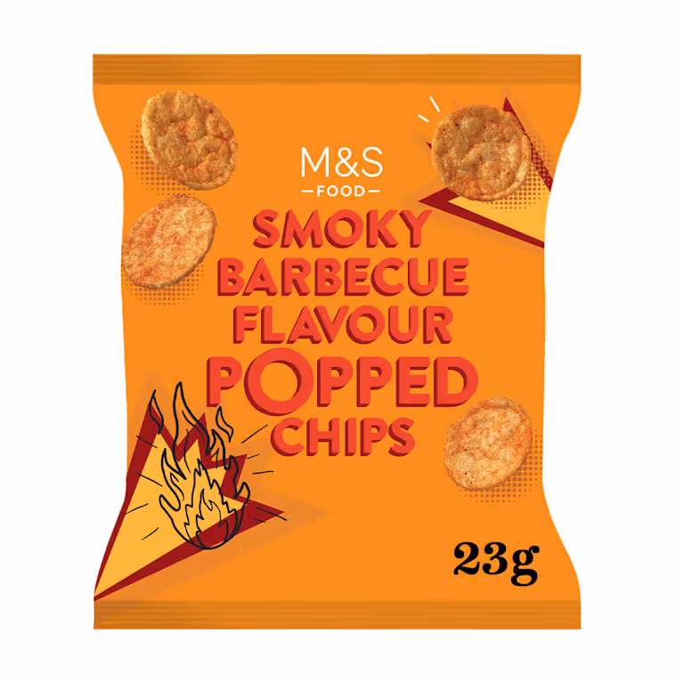 M&S Smoky Barbecue Flavour Popped Chips